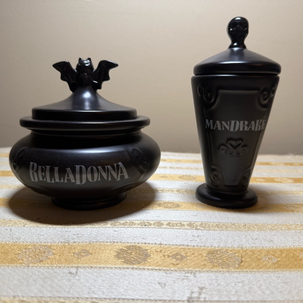 Killstar Black BellaDonna and Mandrake Jars